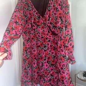 Floral Pink Dress XL